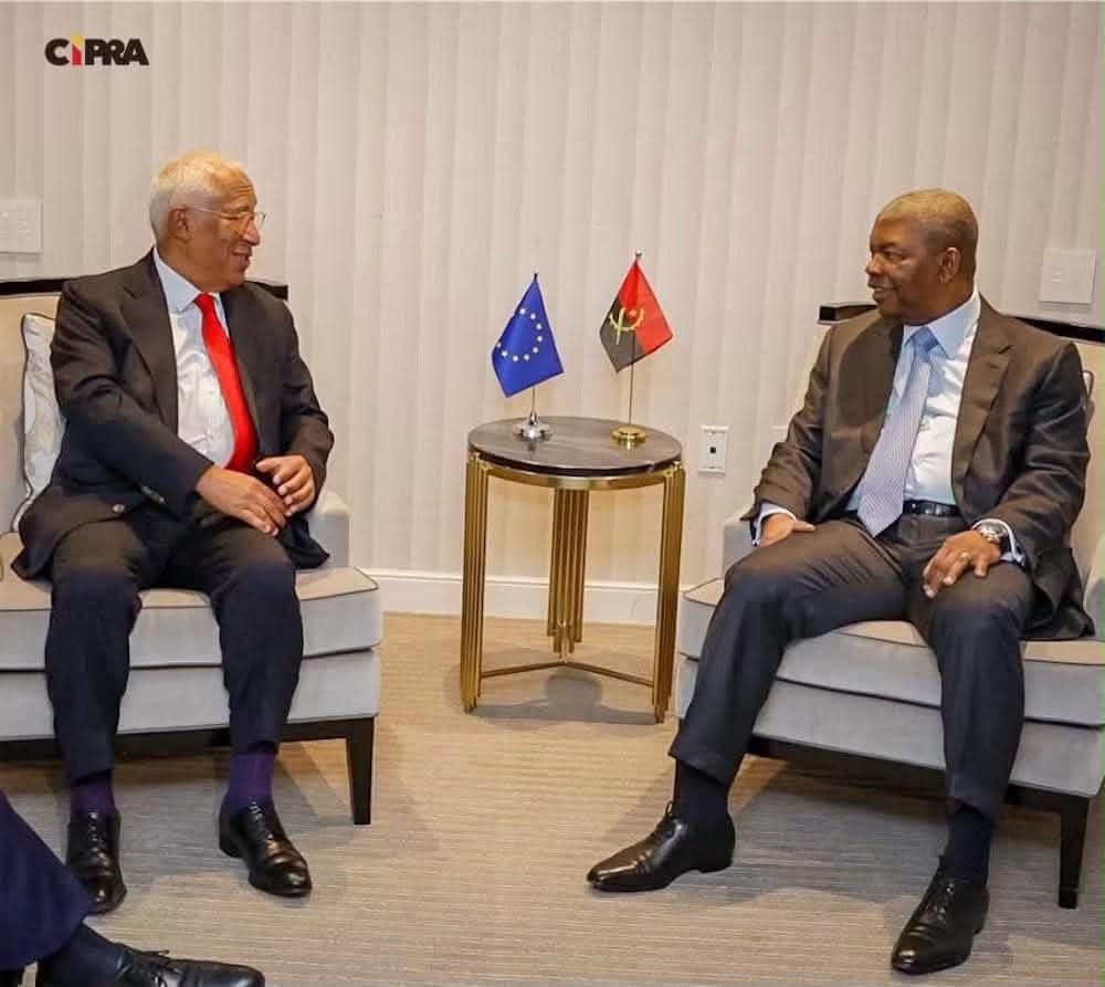 João Lourenço elogiado por António Costa  pelo papel de Angola na promoção da paz em África