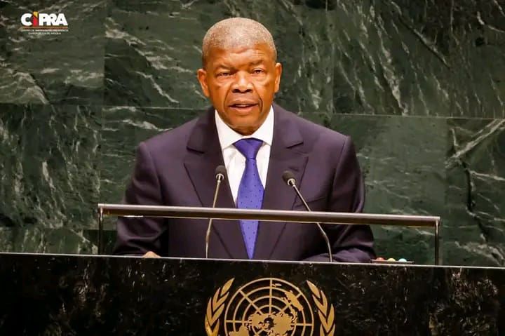 Presidente João Lourenço discursando na 81ª Assembleia Geral da ONU.